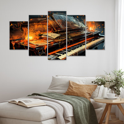 Athol - Piano Wall Art For Living Room 5 Piece