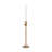 Chantria Small Solid Natural Brass Adjustable Taper Candle Holder-2065143434