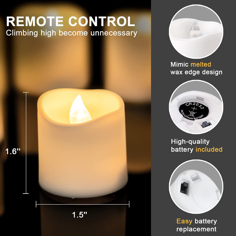 Unscented Flameless Candle