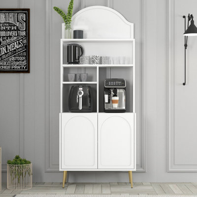 Coffee Bar Cabinet by Lark Manor