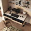 Bureau moderne en pierre frittée à hauteur réglable Modern Minimalist-294665170