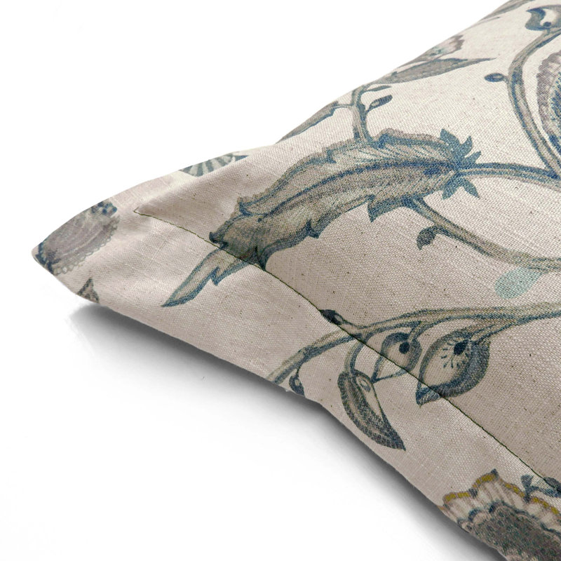 Floral Square Cushion, Polyester/Polyfill