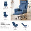 Seaberg Ergonomic PU Leather Office Chair with 3D Kneading Massage, Adjustable Backrest (90°-135°), Folding Armrest, Telescopic Footrest, 360° Swivel & Silent Wheels - Comfort Desk Chair for Work/Gaming/Nap-269518971