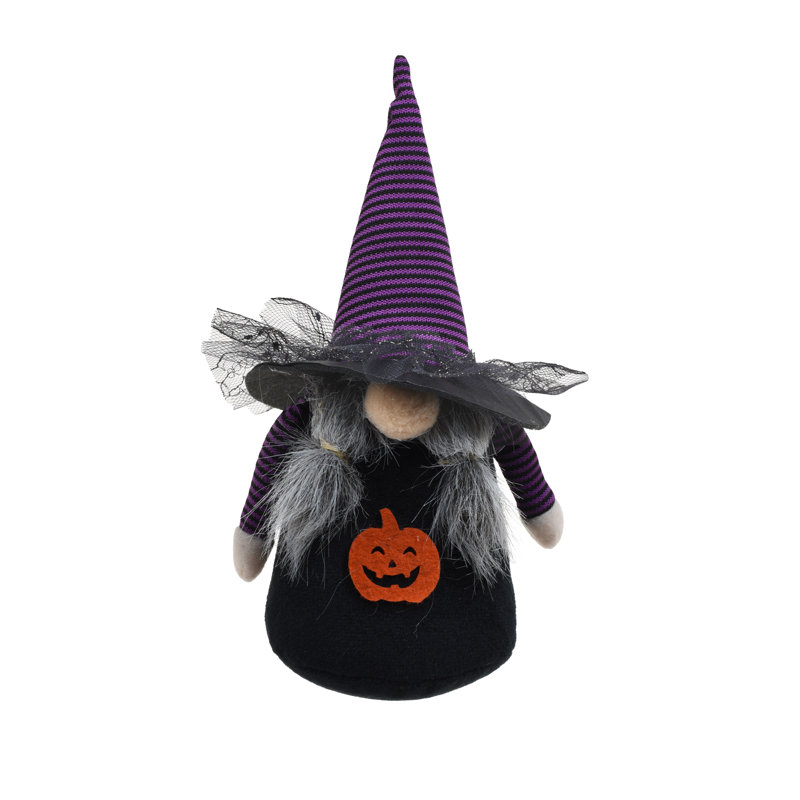 Gnome noir d'Halloween (paquet de 4)