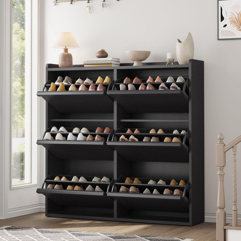 36 Pair Flip Down Shoe Storage