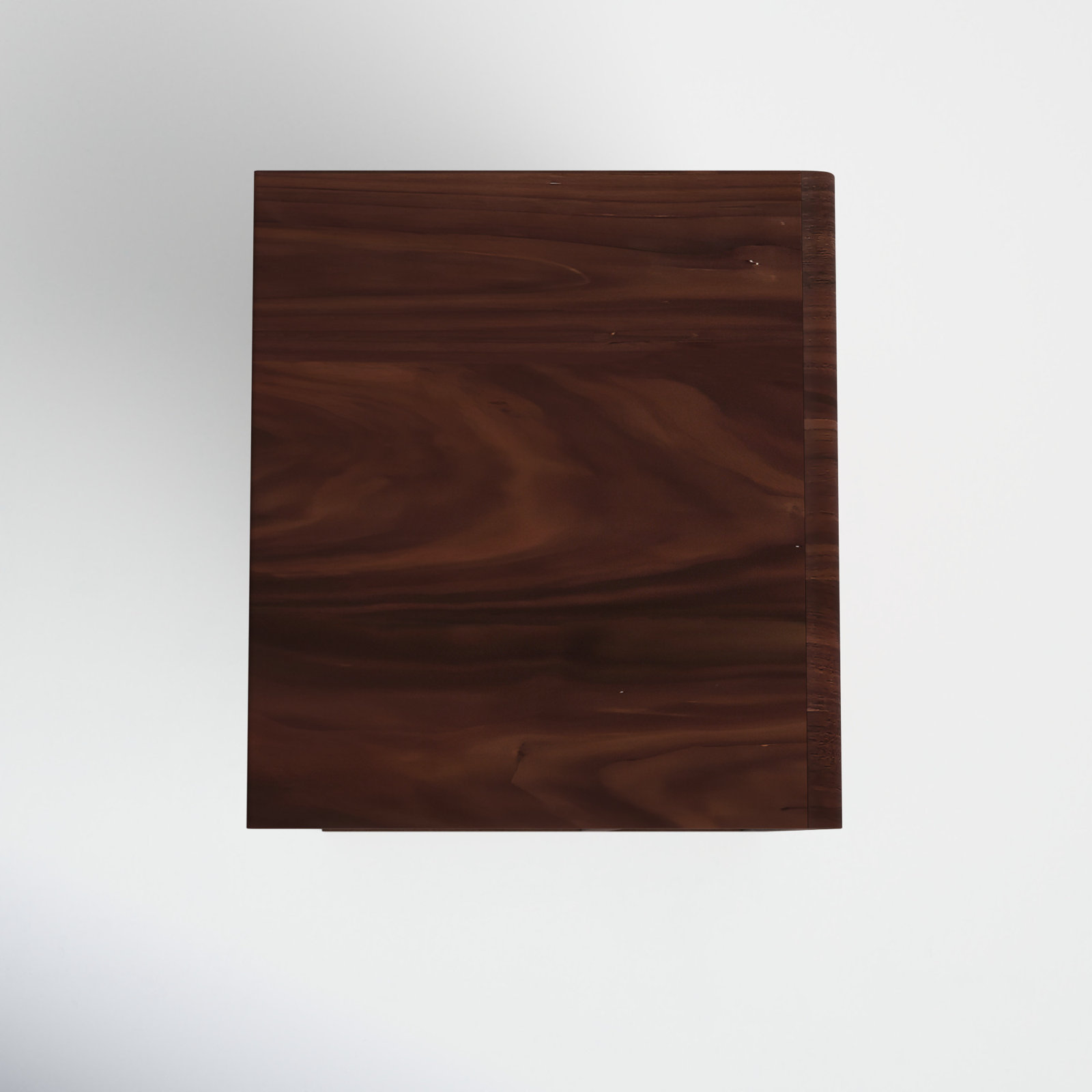 Kegan Solid Wood End Table, Natural Walnut