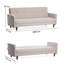 Allinson 200cm Upholstered Sofa Bed-1699648858
