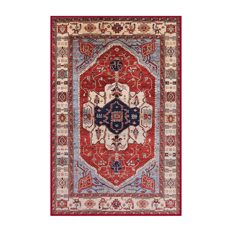 Tapis oriental beige / rouge, Rectangle 8 pi x 12 pi