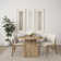 Brogan Oval Solid Wood Dining Table