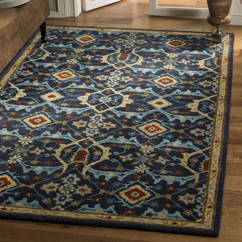 Wahcheechee Hand Tufted Wool Oriental Rug, Rectangle 8' x 10'