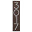 Floating Modern 3" Number Vertical Address Plaque (4 Digits)-435911275-435911361-435907216