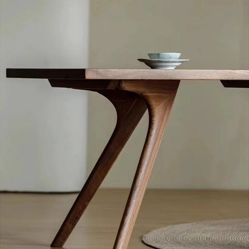 Table de salle à manger entièrement en bois massif All, H 29,5 po x L 86,6 po x l 35,4 po