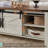 48"W Farmhouse Lift Top Storage Coffee Table with Sliding Barn Door & Adjustable Shelf-135533259