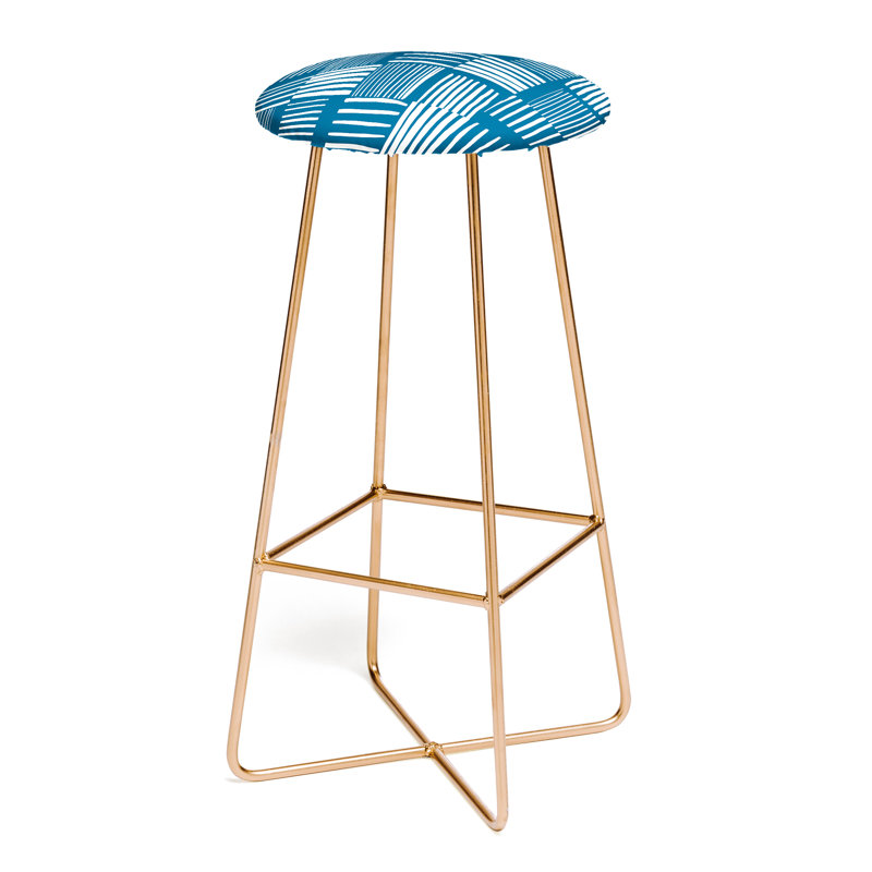 Tabouret de bar abstrait 31 po old art studio