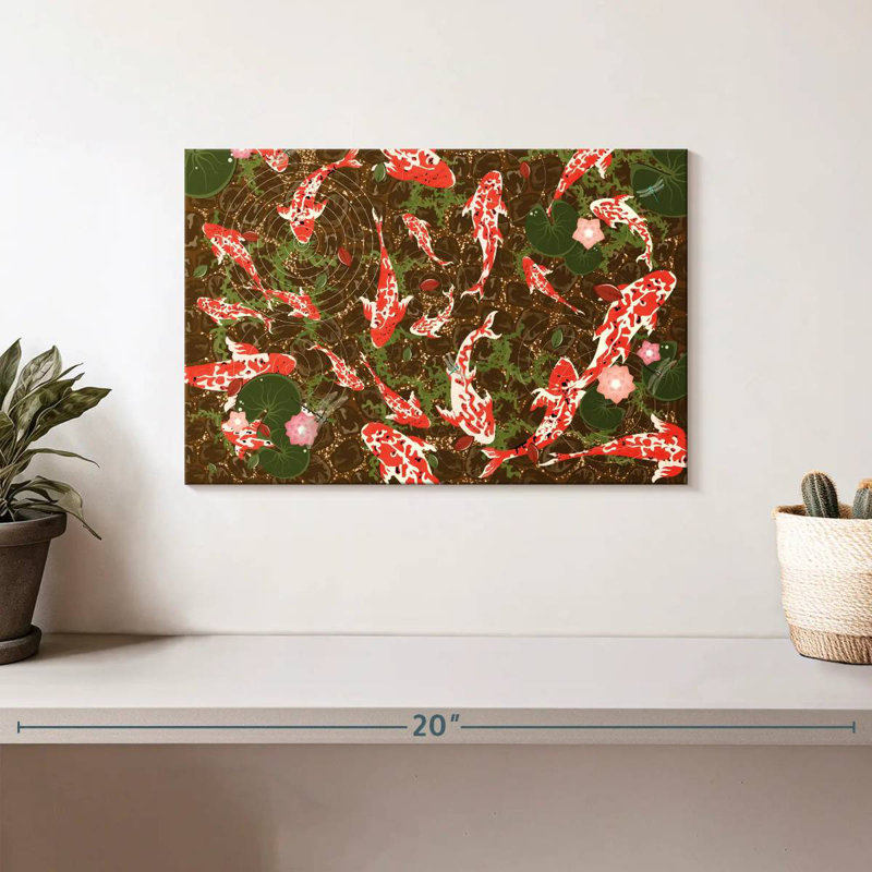 Koi Pond, H 8 po x l 12 po