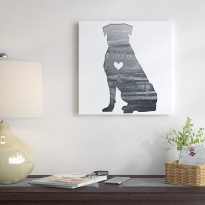 " Ink Silhouette Rottweiler "