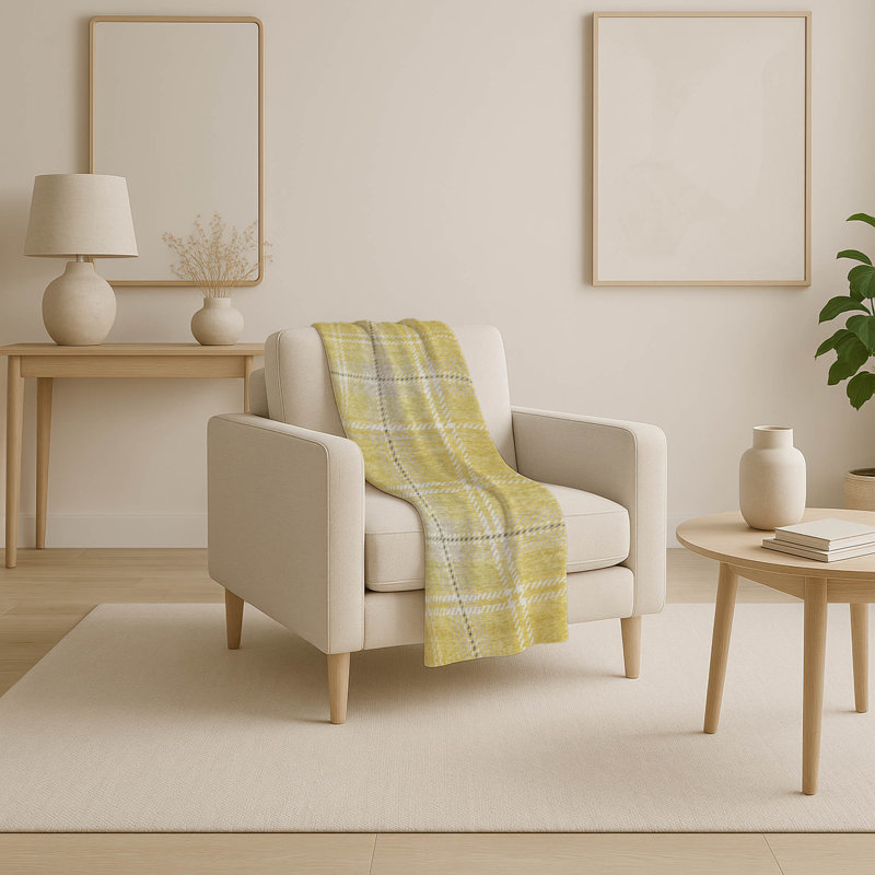 Jeté Sherpa ASB935, Jaune