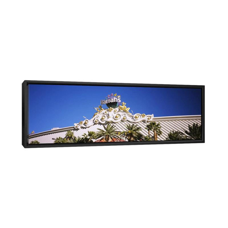 Harrah - reproduction de photo panoramique sur toile tendue, Toile avec cadre noir, H 12 po x l 36 po x P 1,5 po