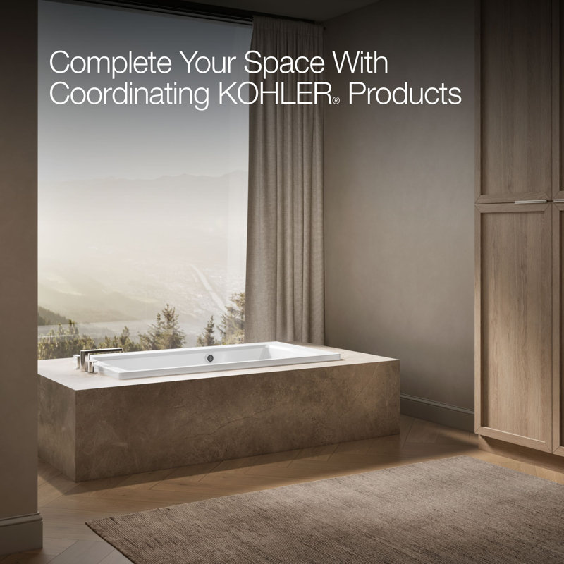 Archer 60" x 32" Soaking Bathtub, White
