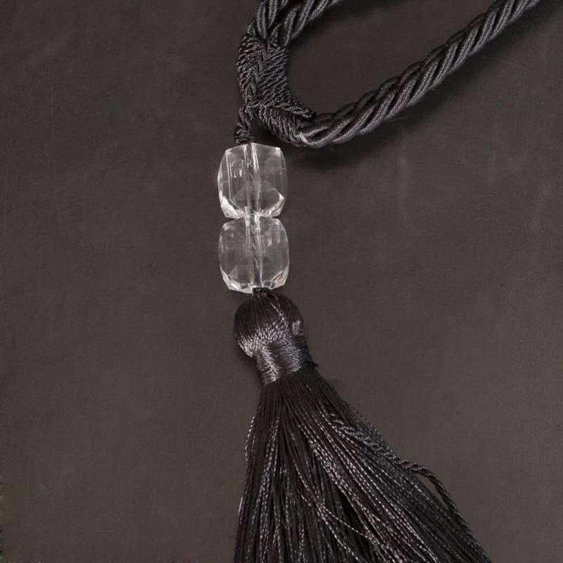 Goad Fabric 10cm Curtain Tieback, Steel