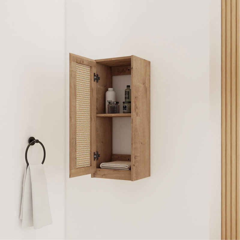 Armoire de rangement murale flottante pour salle de bain Olita