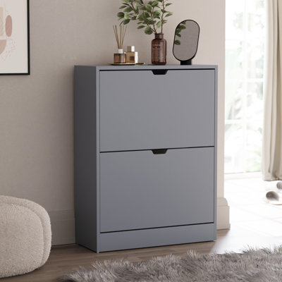 12 Pair Flip Down Shoe Storage