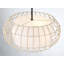 Luminaire suspendu charbon 1 lumière Watermill