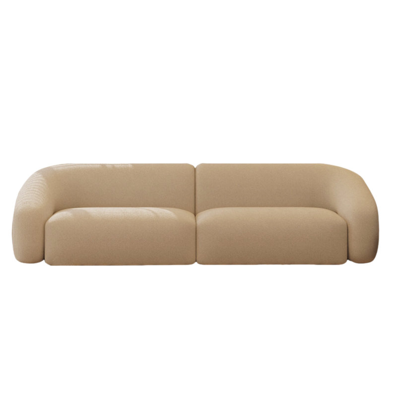Creative inline sofa, 4, 25.59" H x 110.24" W x 29.53" D