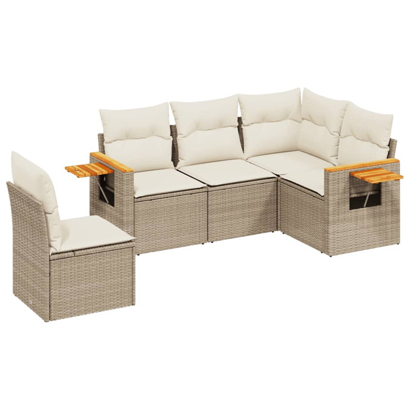 Vidaxl Garden Sofa Set Beige