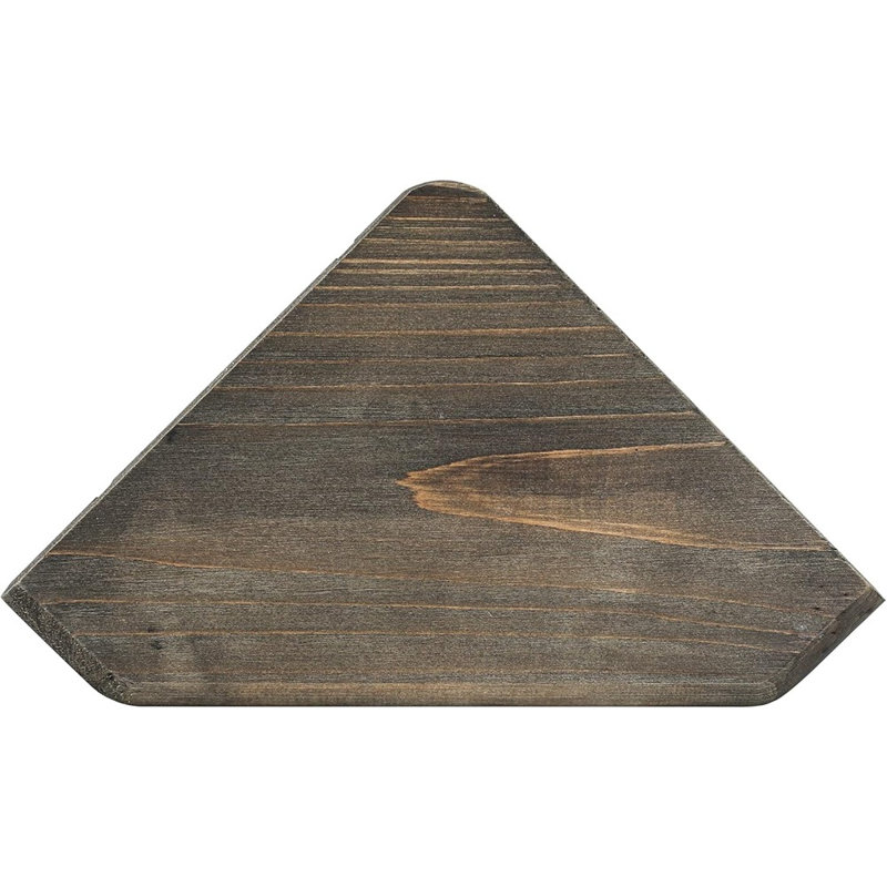Petite tablette d'angle en bois rustique Point