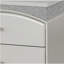 Table de chevet 2 tiroirs Platinum