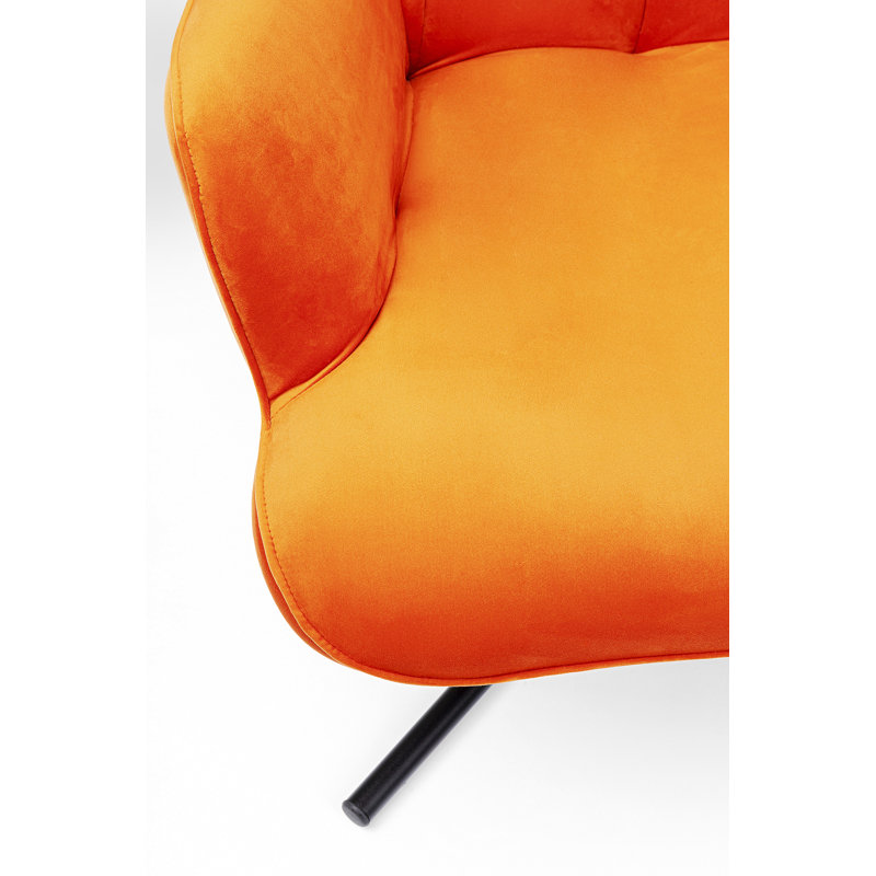 Oscar Armchair, 100 % polyester orange