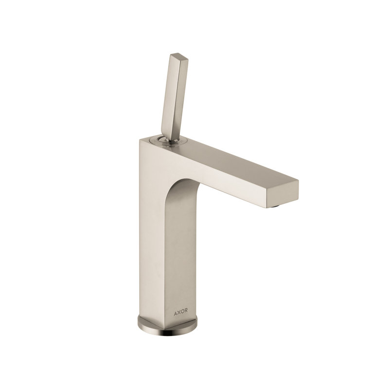 AXOR Citterio Single Hole Standard Bathroom Faucet, Brushed Nickel