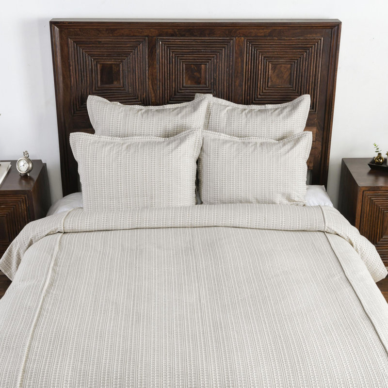 Mason Sham, Beige, Queen Sham