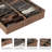 Under Bed Shoe Storage – 2 Shoe Organizers with Clear Plastic Zippered Cover – Holds 12 Pairs of Shoes Each by Everyday Home