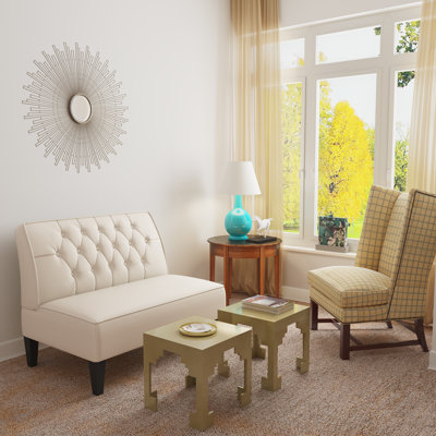 Allita Upholstered 44'' Loveseat