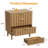 3 Drawer Dresser With Fluted Panel Design-281840828