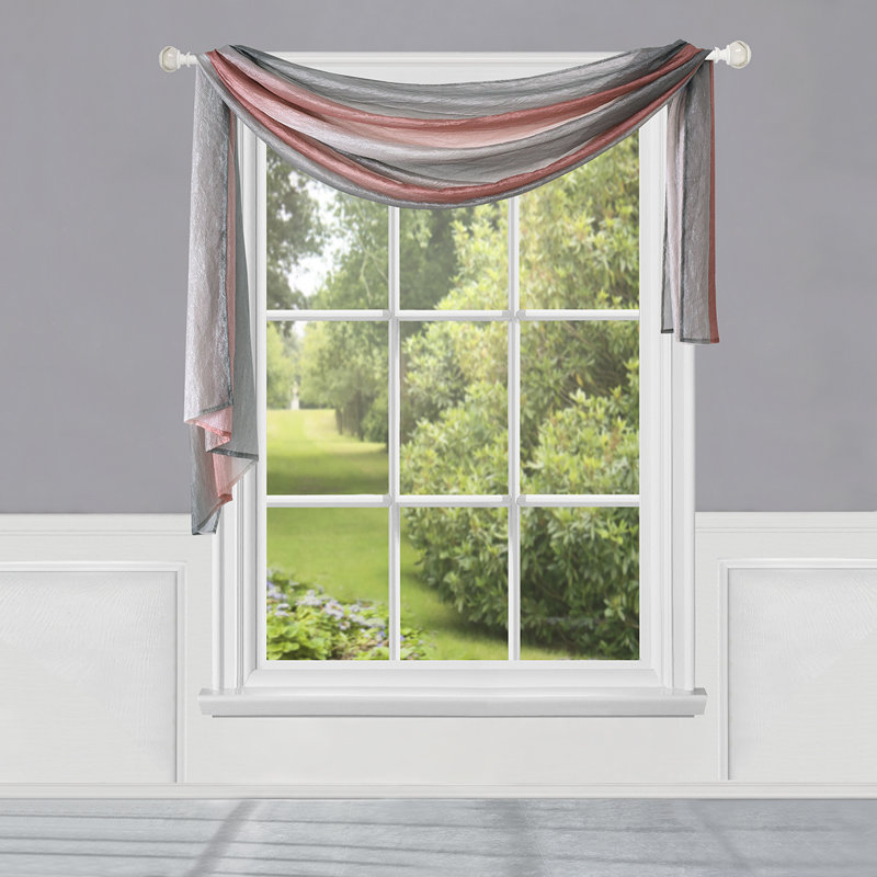 Velia Sheer Window Scarf, Blush