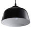 1 - Light Matte Black Bowl Pendant