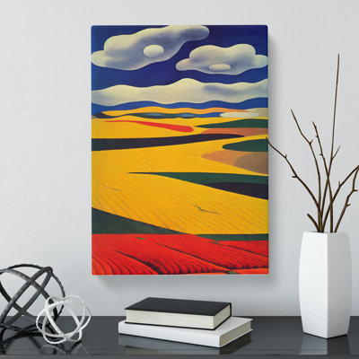 Wheat Field Impressionism Vol.2 - Wrapped Canvas