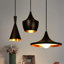 Luminaire suspendu noir 1 lumière