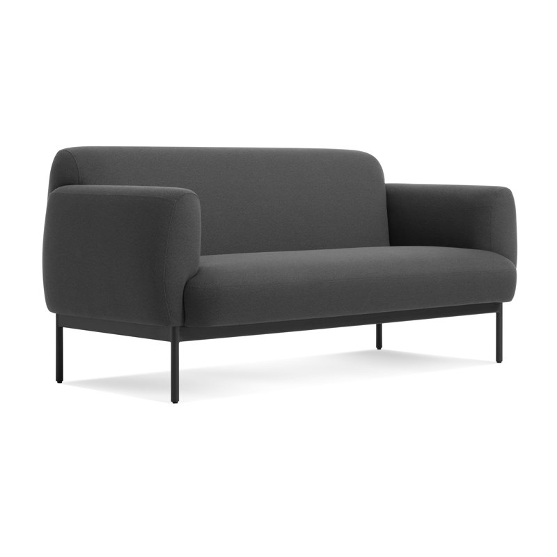 Puff Puff Sofa, 31" H x 67" W x 35" D, Puff Puff 67" Maharam Meld in Panda