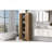 Storage Cabinet With Two Doors For Bathroom, Office, Adjustable Shelf, MDF Board, Brown