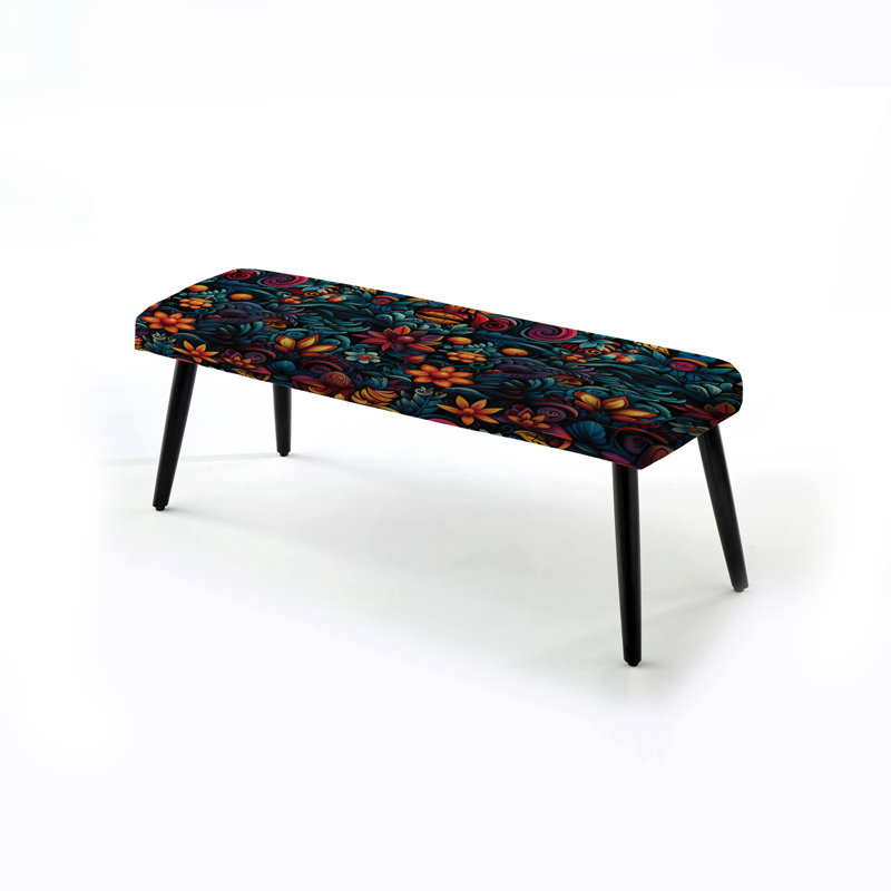 Banc tropical rembourré Tropical Fiesta