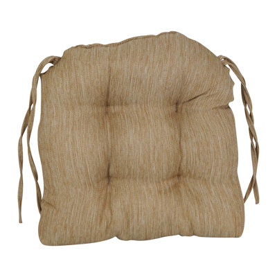 16-Inch Rounded Back Woven Olefin Tufted Outdoor Chair Cushions (Set Of 8) by Latitude Run