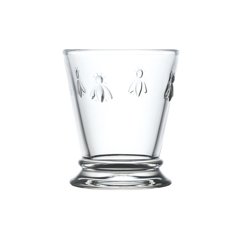 Napoleon Bee Drinking Glass Set, Clear, 10 oz