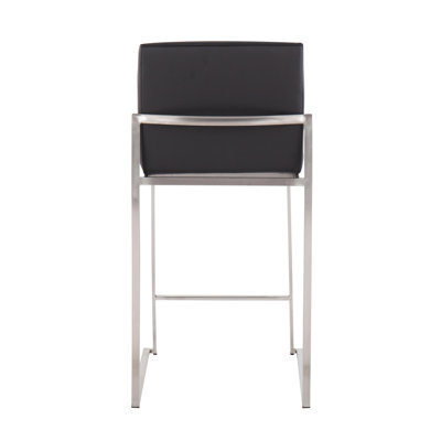 Tabouret de bar contemporain à haut dossier