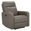 Fauteuil inclinable électrique en cuir véritable Leena-105741569