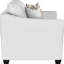 Fauteuil contemporain de 2 po et gris, sièges confortables, accoudoirs arrondis avec revêtement en brume, accoudoirs évasés, support pour une utilisation quotidienne