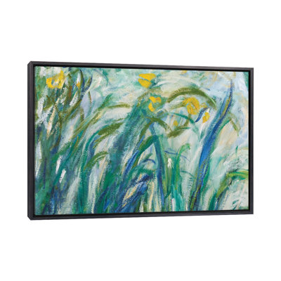 Iris jaune et mauve, 1924-1925 par Claude Monet - reproduction d'art